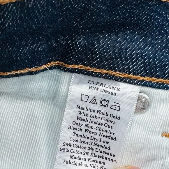 Everlane Dark Wash Ankle Jeans Size 31 - Picture 7 of 10